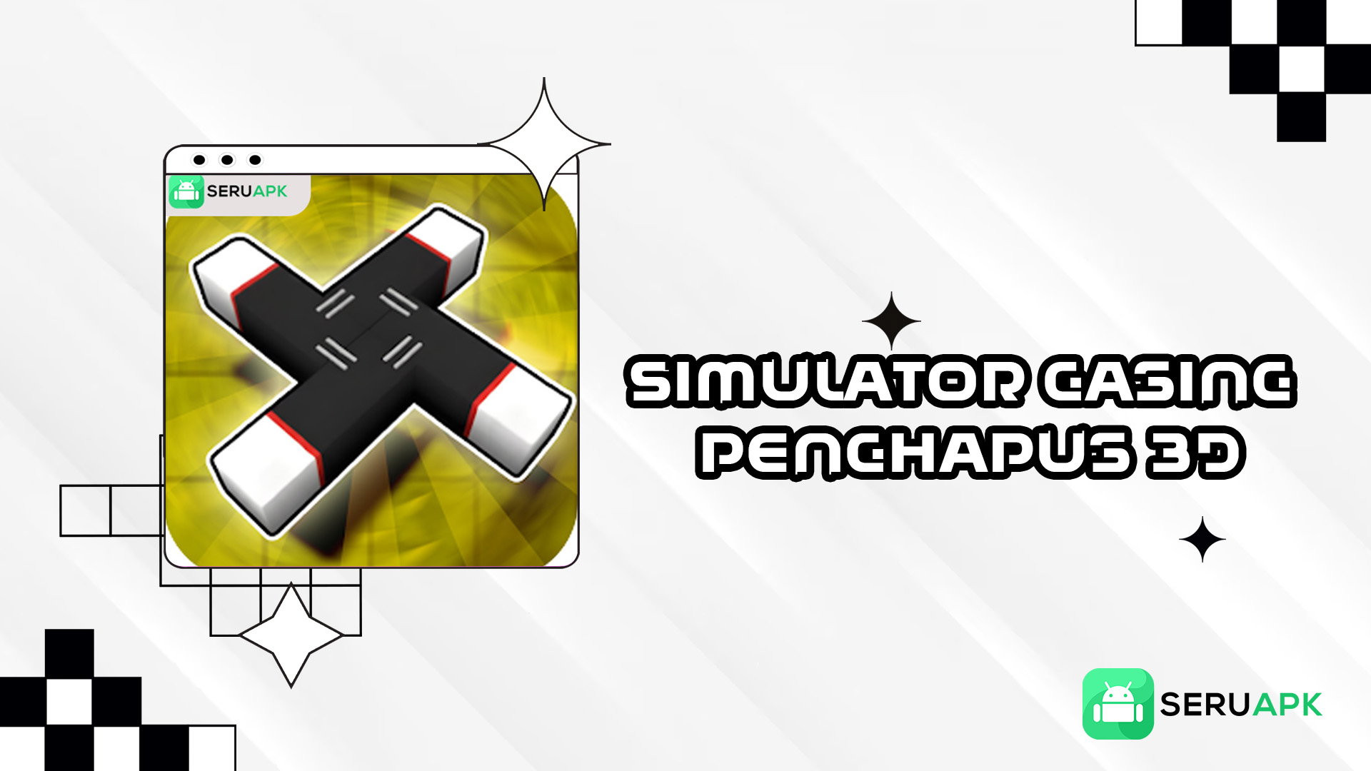 Simulator Gasing Penghapus 3D